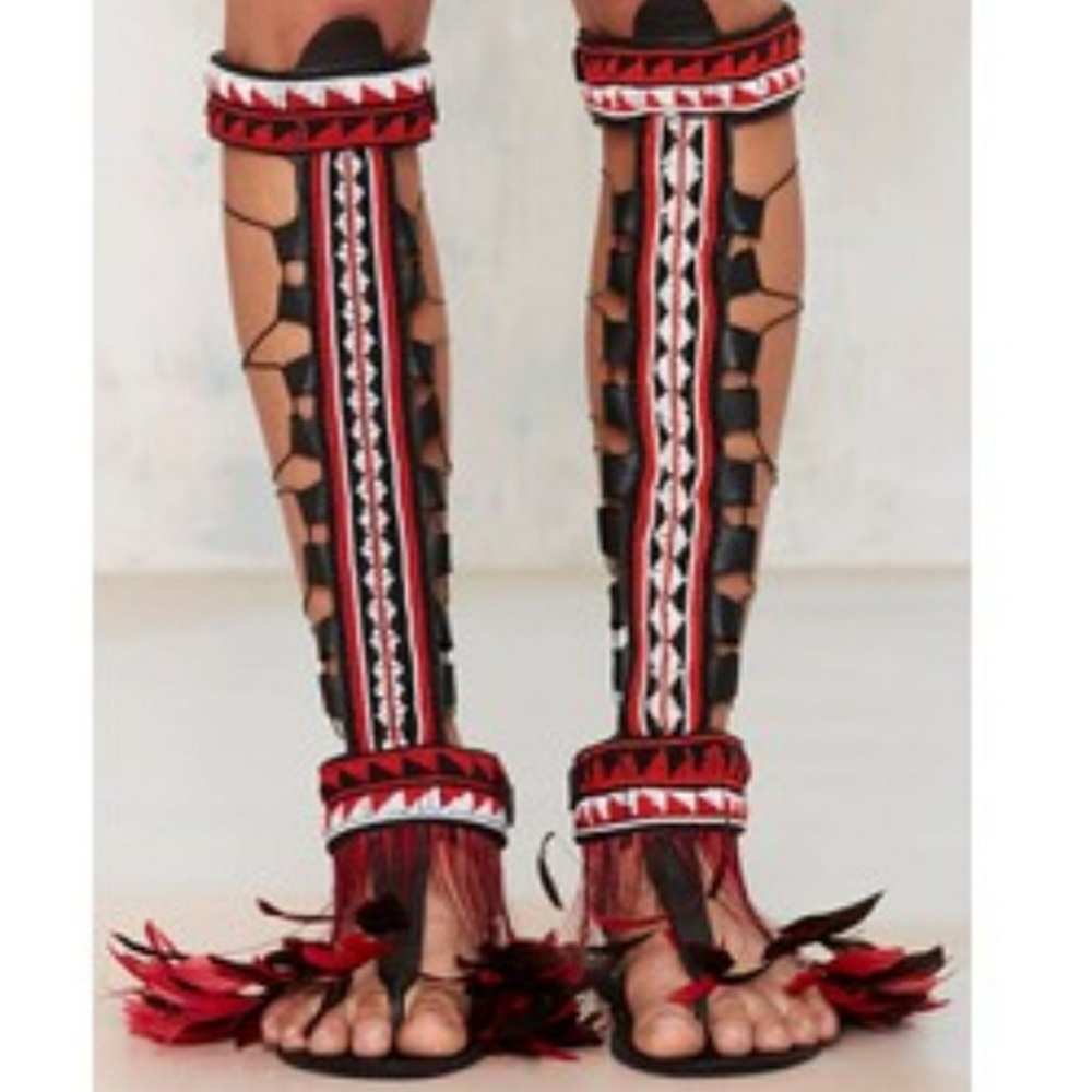 SOLD***💖HOST PICK💖Brother Vellies Massai Sandals