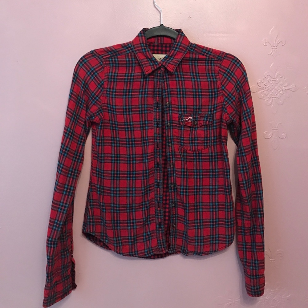 Red and blue flannel small