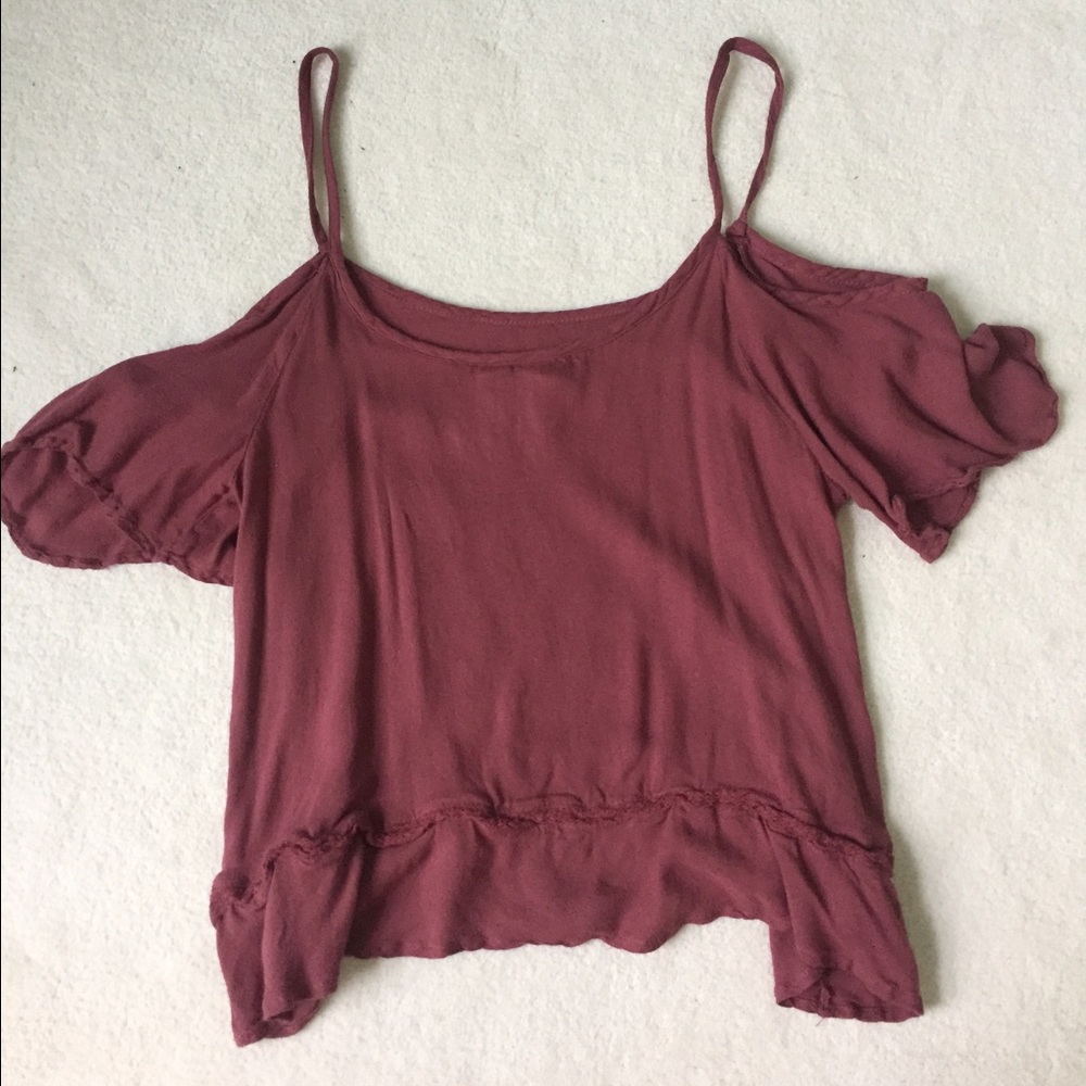 Flowy Maroon Shirt