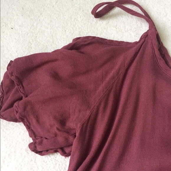 Flowy Maroon Shirt - Picture 3 of 3