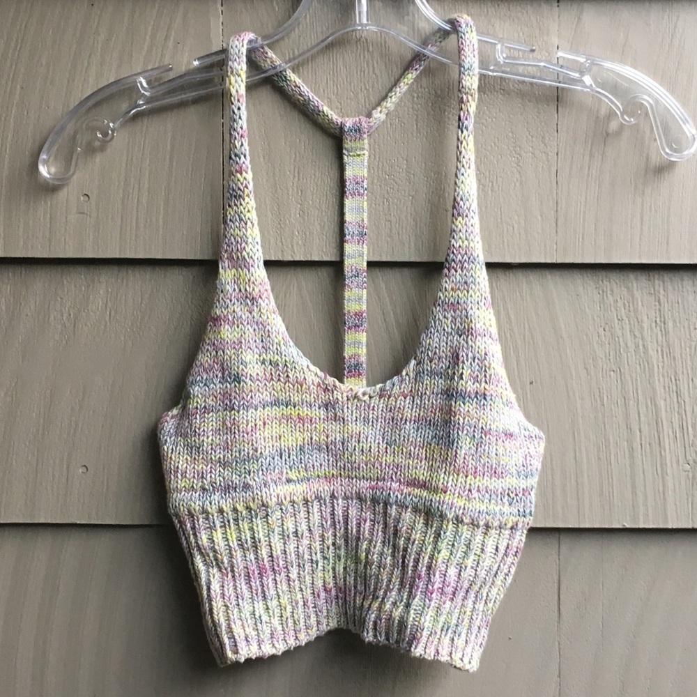 Small multicolored crop top