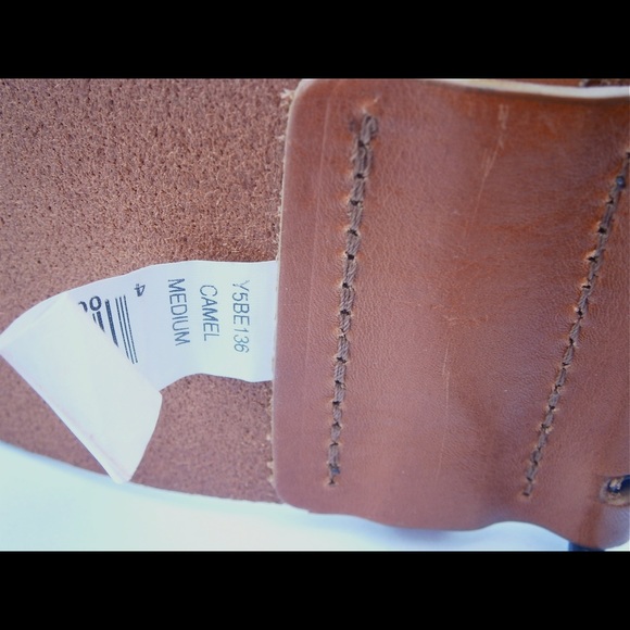 Armani Exchange Tan Extra Wide Designer Belt - Picture 4 of 4