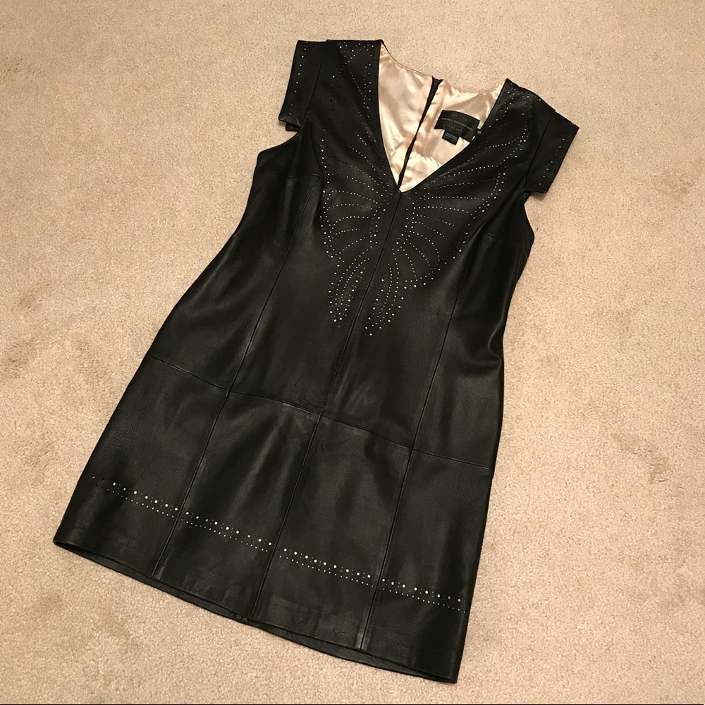 French connection supple real leather Brogue dress - Picture 4 of 9