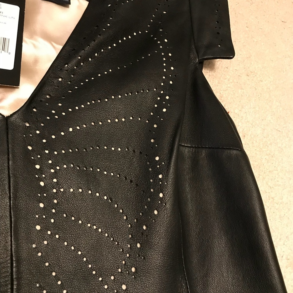 French connection supple real leather Brogue dress - Picture 7 of 9