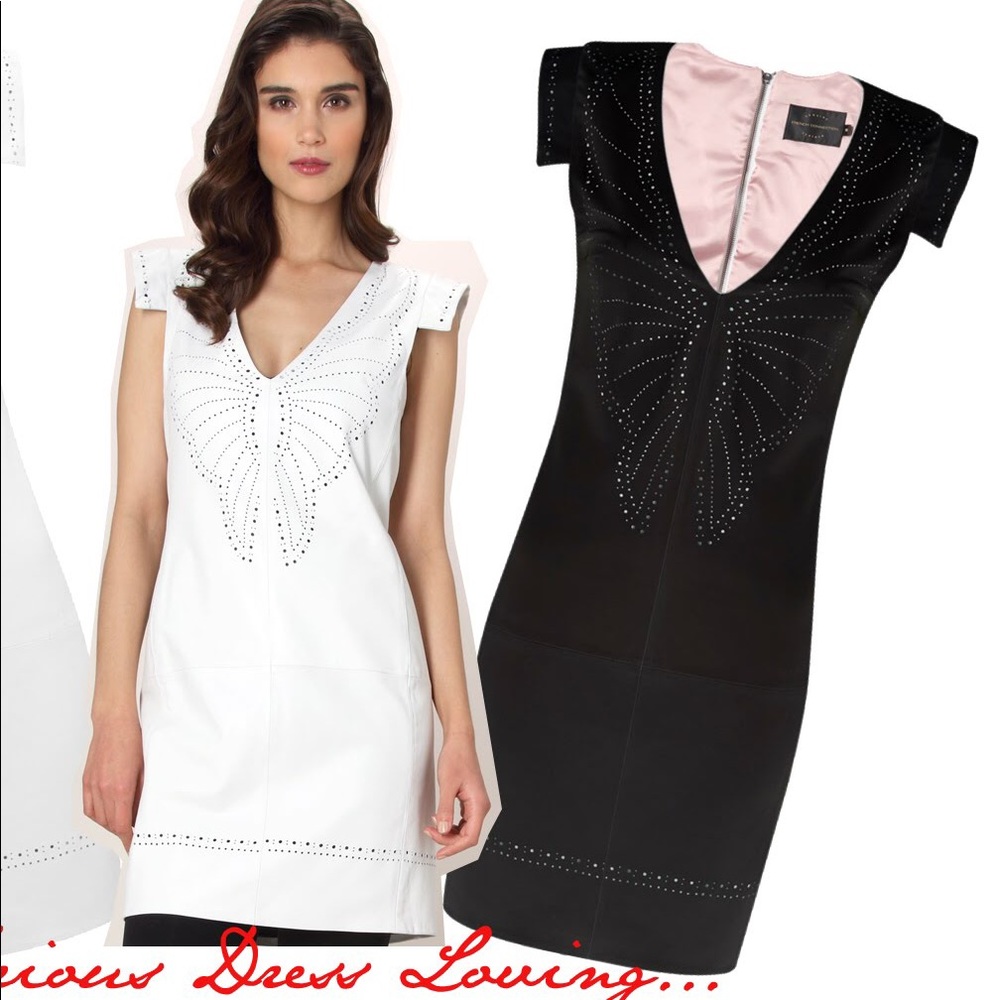 French connection supple real leather Brogue dress