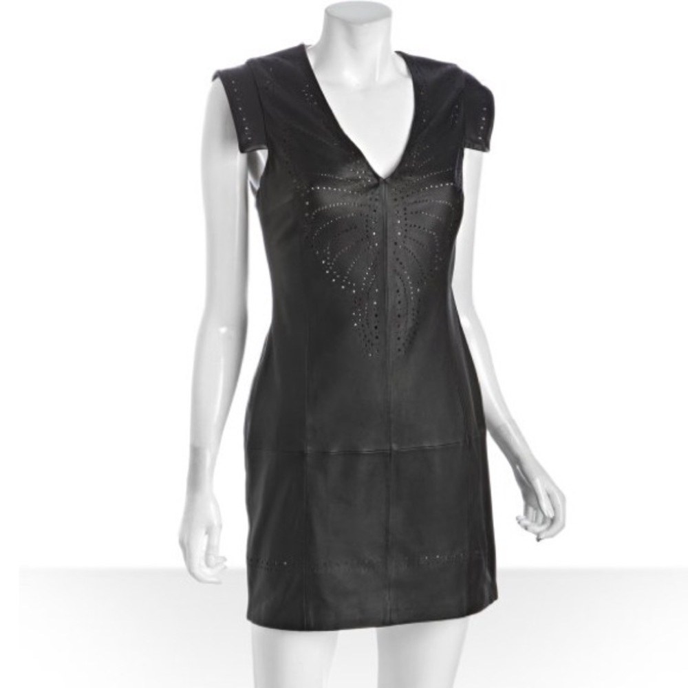 French connection supple real leather Brogue dress - Picture 2 of 9