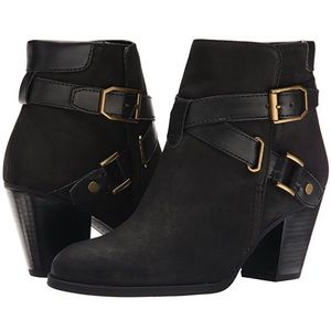 Franco Sarto "Delight" Suede Strapped Bootie (NWT)