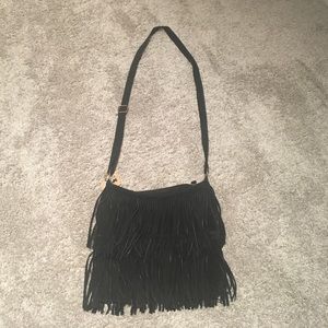 fringed bag