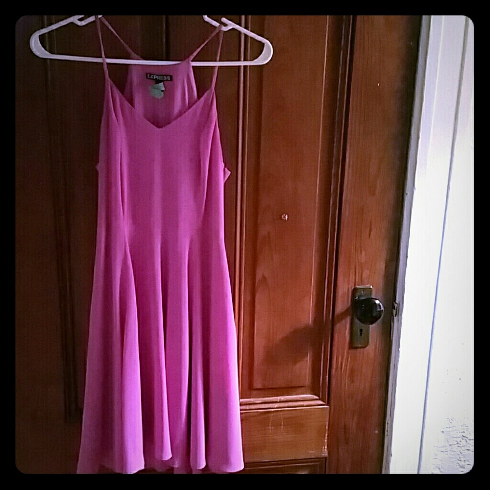 Express light purple dress