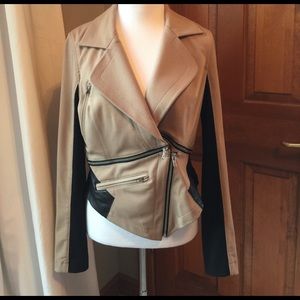 Beautiful multi zippered jacket!