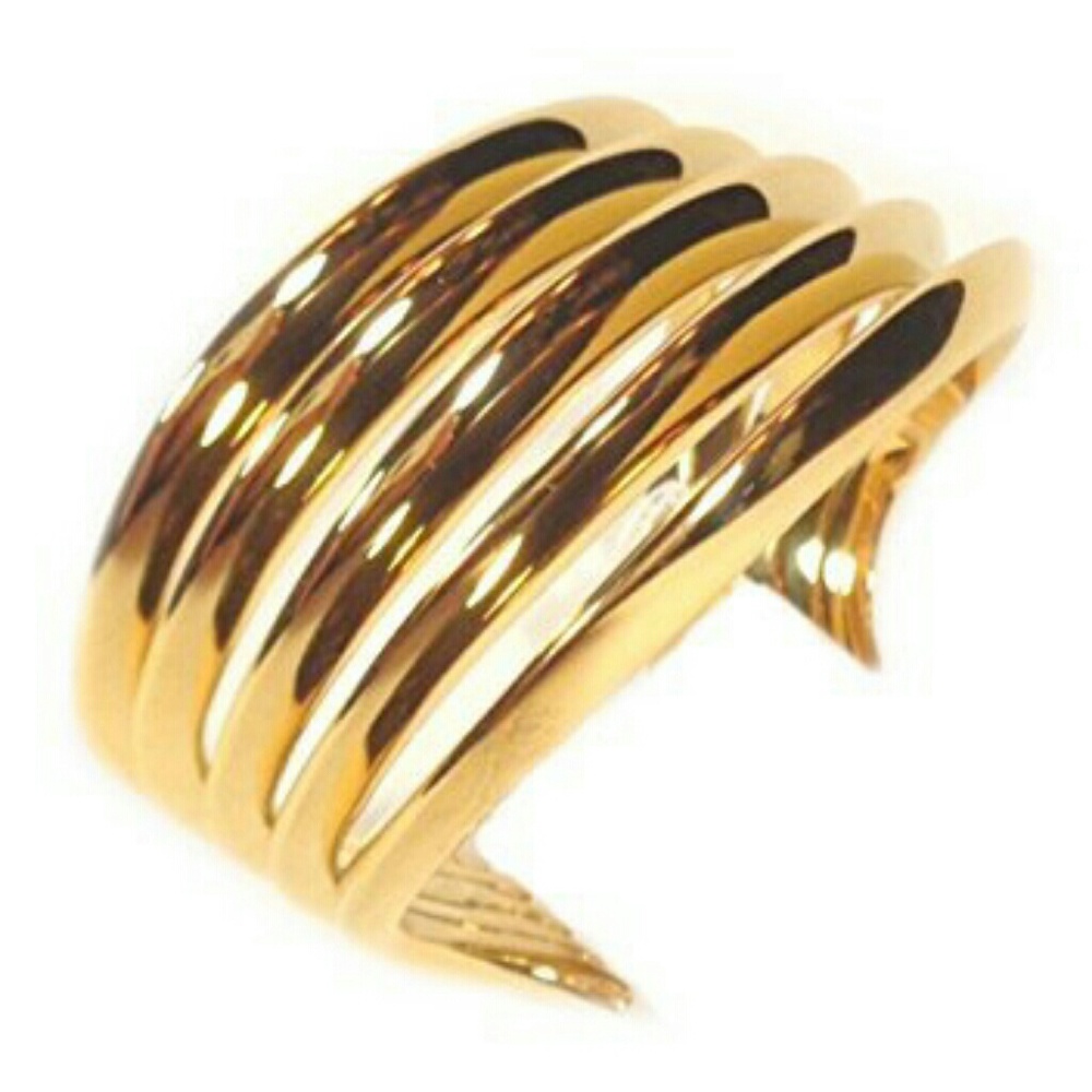Michael Kors Wide Statement Cuff Gold Bracelet MKJ