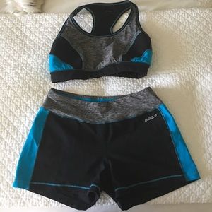 Bebe sport swimming suit or yoga wear.