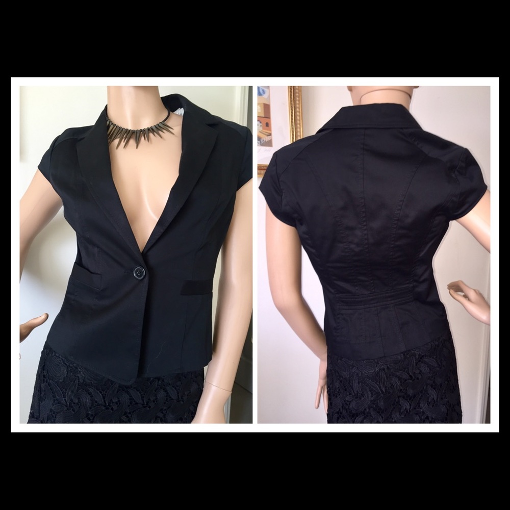 Express Size 0 sleeveless blazer