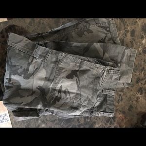 Army print pants