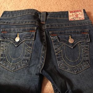 Authentic True Religion Bell Bottom Jeans size 28