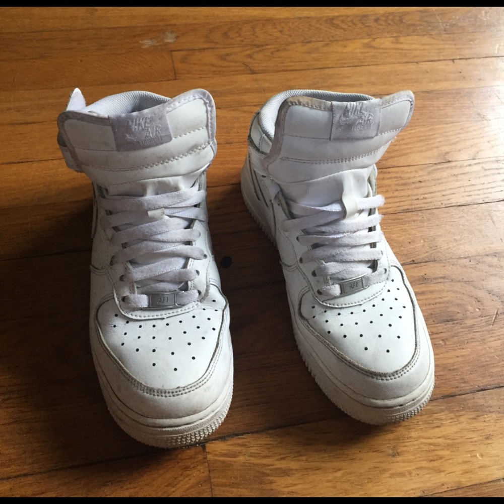White air forces vintage women's