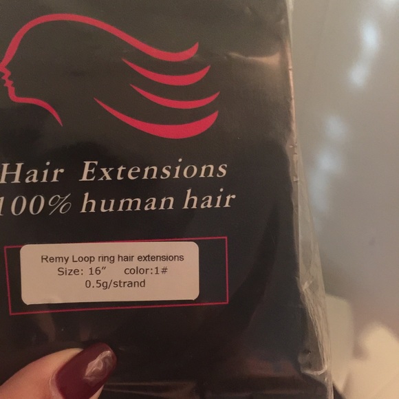 Hair extensions Simple straight pony and remy loop