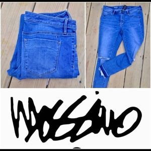 Ripped, Cropped Mossimo Jeans
