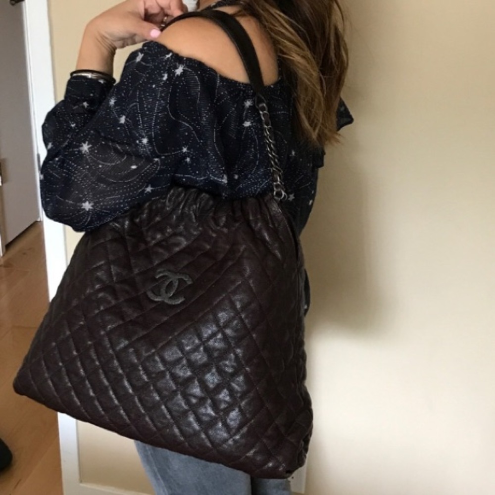 Authentic Chanel Caviar Tote