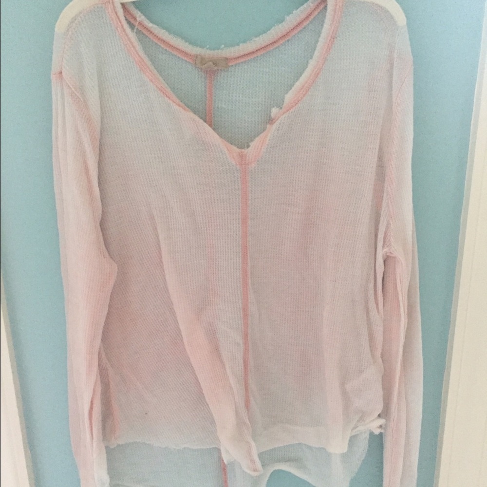 Light pink long-sleeve