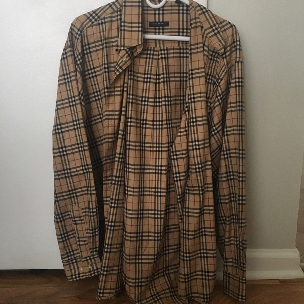 Burberry mens button up