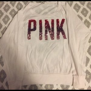 PINK ombré long sleeve