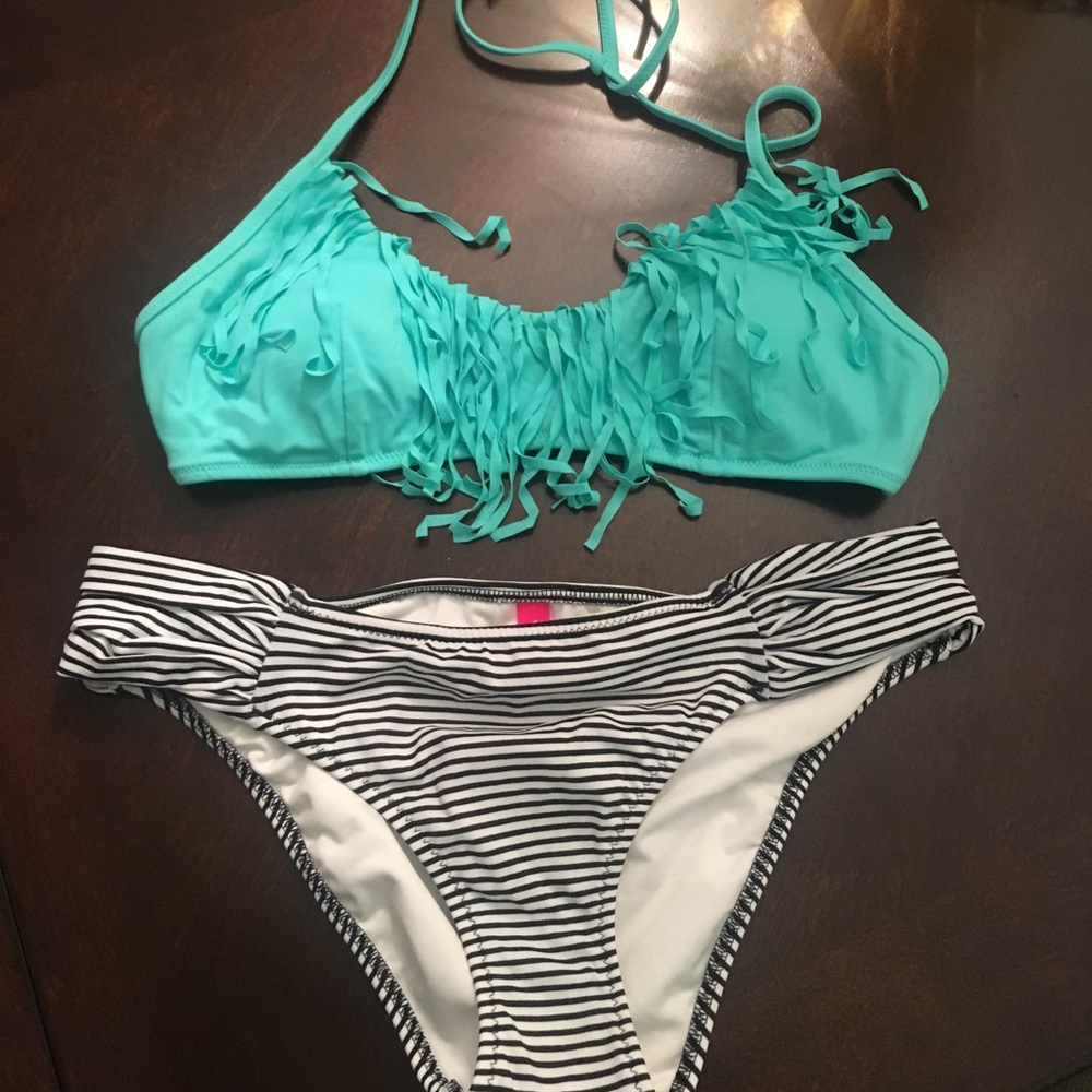 Victoria secret boho fringe bikini