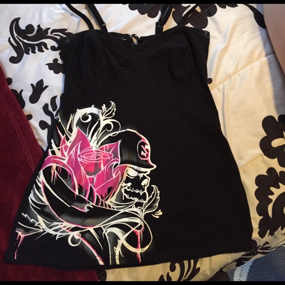 Gothic corset type tank