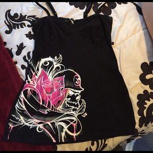 Gothic corset type tank