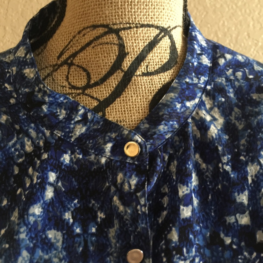 Blue print cardigan - Picture 6 of 7
