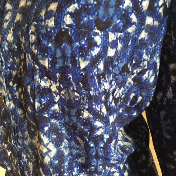 Blue print cardigan - Picture 4 of 7