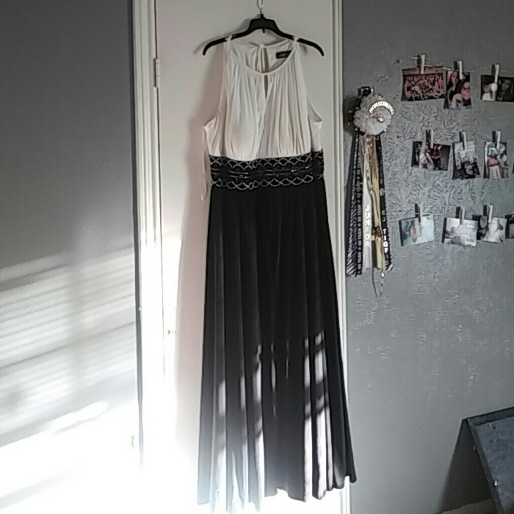 Black and White Formal Dress