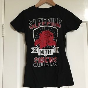 Sleeping with Sirens t-shirt. Women's size small.
