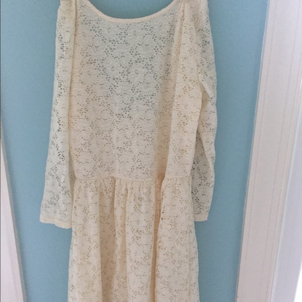 Never been worn white floral lace dress