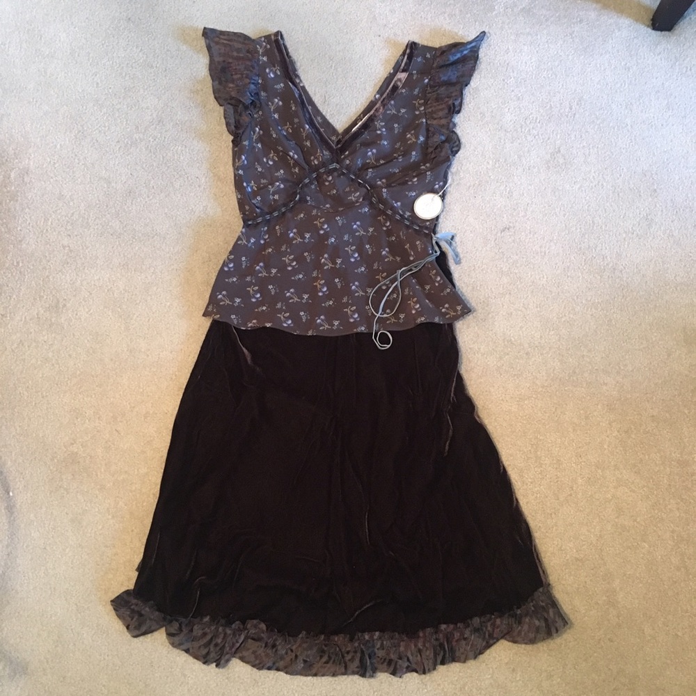 Rebecca Taylor skirt and top.