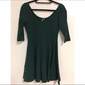Urban dark green dress