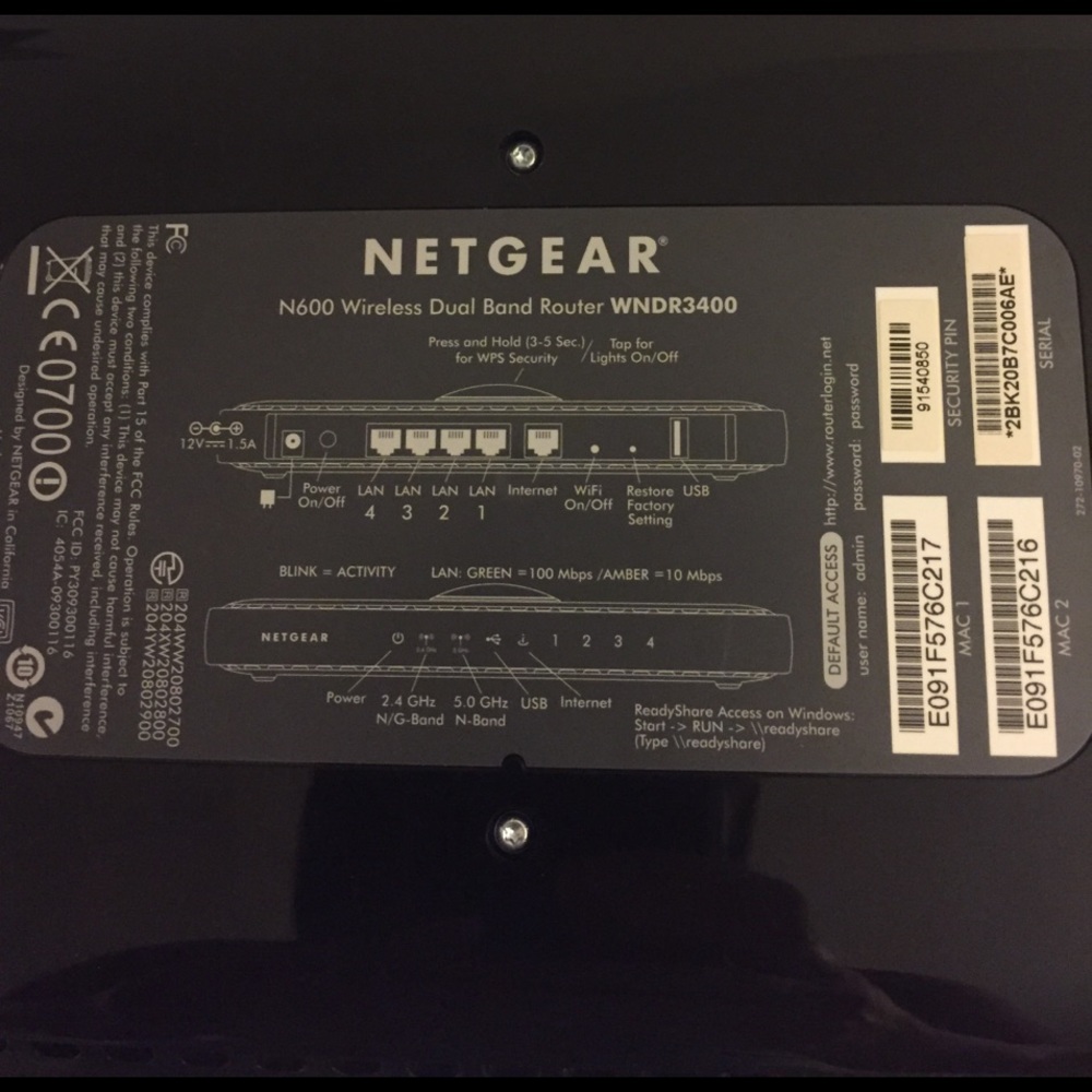 Netgear high speed router
