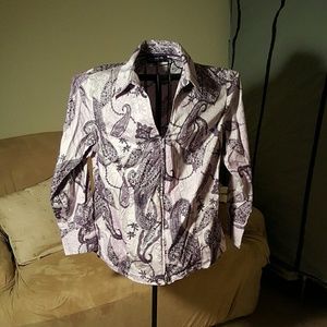 Blouse /can be worn as jacket over cami or shirt