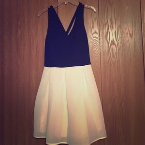 Express cris cross back dress