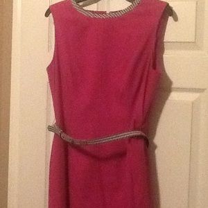 Pink sheath dress