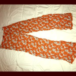Cute top shop flower print pants. Only worn once