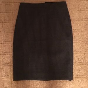 J. Crew no. 2 grey wool pencil skirt