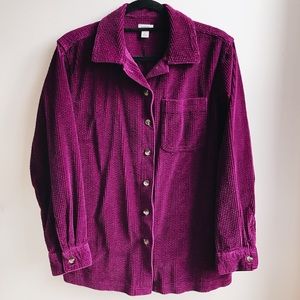 LL Bean Corduroy Flannel