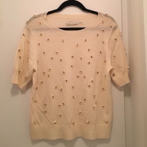 Alice + Olivia Short Sleeve Sweater