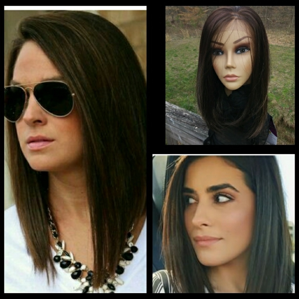 Beautiful Brown and Blonde Synthetic Lace Wig