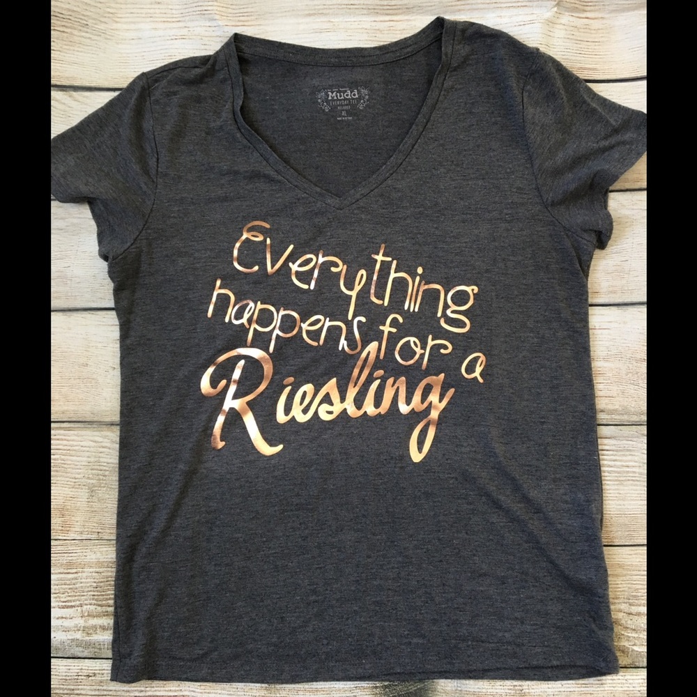 Grey "Riesling" tee