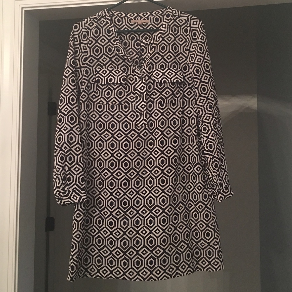 Navy/White Gap Dress