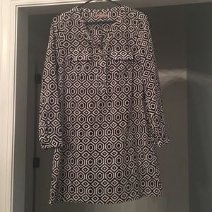 Navy/White Gap Dress