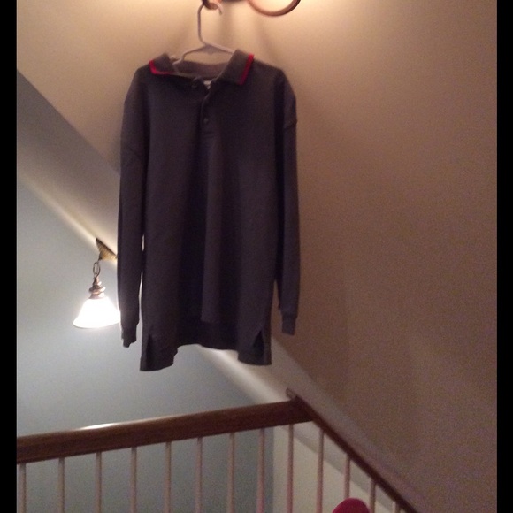 A talbots kids grey and red long sleeve shirt!! - Picture 2 of 3