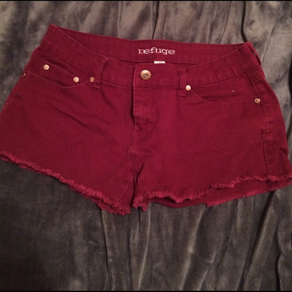 Maroon shorts